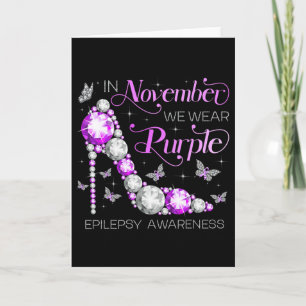 Tarjeta Conciencia sobre la Epilepsia En Noviembre Nosotro
