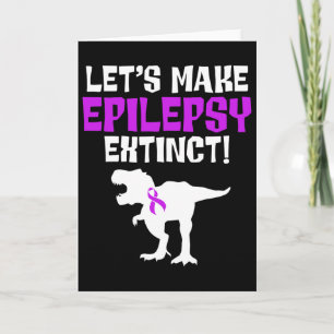 Tarjeta Conciencia sobre la Epilepsia Haz que el Guerrero