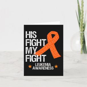 Tarjeta Conciencia sobre la leucemia: regalo de la cinta N