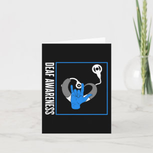 Tarjeta Conciencia sobre la pérdida de audición Implante C