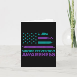Tarjeta Conciencia sobre la prevención del suicidio
