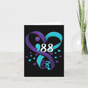 Tarjeta Conciencia Sobre La Prevención Del Suicidio 988 Co