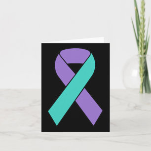 Tarjeta Conciencia sobre la prevención del suicidio Cinta
