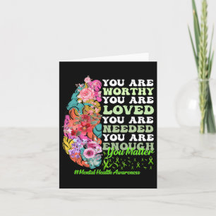 Tarjeta Conciencia sobre la salud mental