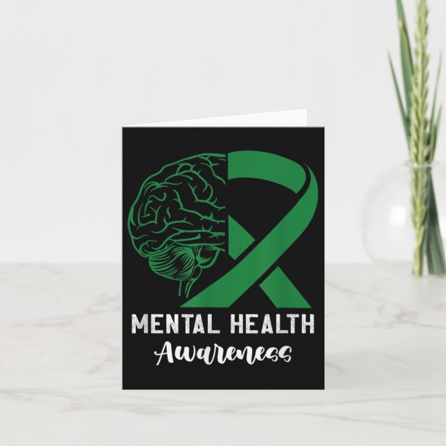 Tarjeta Conciencia sobre la salud mental (Anverso)