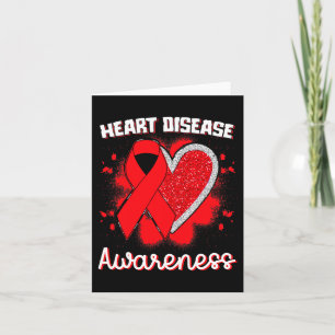 Tarjeta Conciencia Sobre Las Enfermedades Del Corazón Que