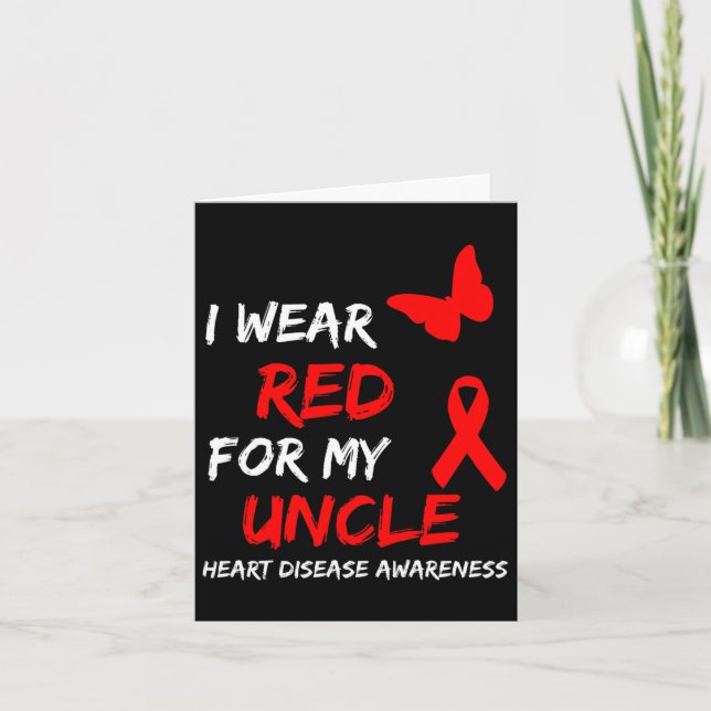 Tarjeta Conciencia Sobre Las Enfermedades Del Corazón Que  (Anverso)