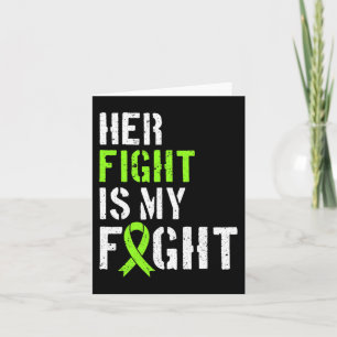 Tarjeta Conciencia sobre leucemia Su Lucha Es Mi Apoyo De 