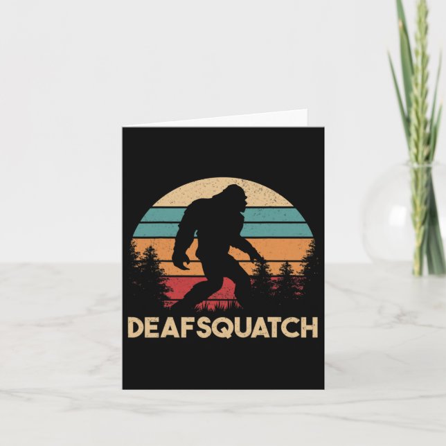 Tarjeta Conciencia sorda de Lengua de Señas Americana y  (Anverso)