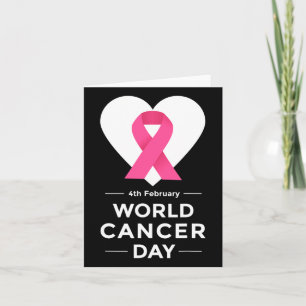 Tarjeta Concienciación por el Día Mundial del Cáncer 4 Con
