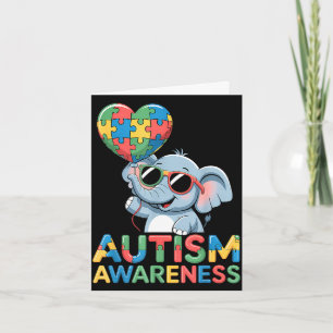 Tarjeta Concienciación sobre el autismo 