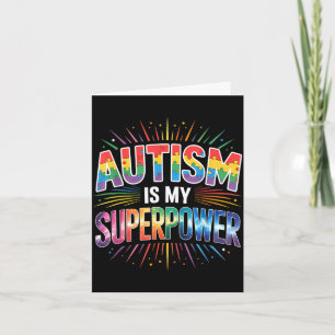 Tarjeta Concienciación sobre el autismo