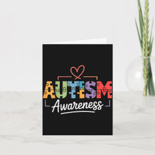 Tarjeta Concienciación sobre el autismo