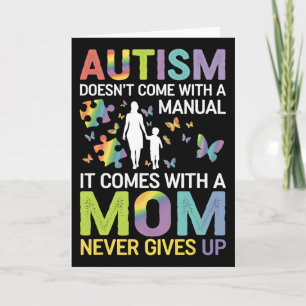 Tarjeta Concienciación sobre el Autismo 2025 No Viene Con