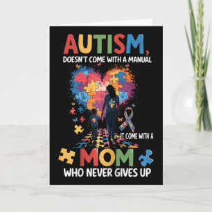 Tarjeta Concienciación sobre el autismo 2025 No viene con