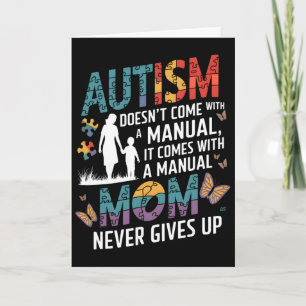 Tarjeta Concienciación sobre el autismo 2025 No viene con