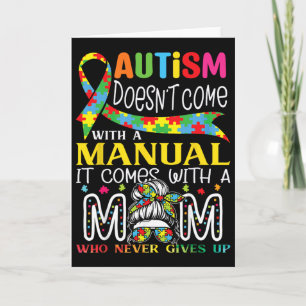 Tarjeta Concienciación sobre el Autismo 2025 No Viene Con 