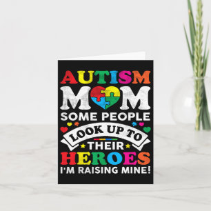 Tarjeta Concienciación sobre el autismo Mujeres Mamá Día d