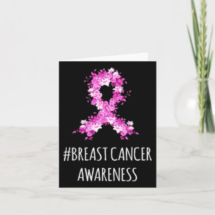 Tarjeta Concienciación sobre el cáncer de mama Camisa Cánc