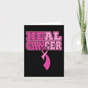 Tarjeta Concienciación sobre el cáncer de mama Día Mundial
