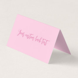 Tarjeta Concienciación sobre el cáncer de mama guión rosa 