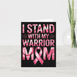Tarjeta Concienciación sobre el cáncer de mama Rosa Octubr