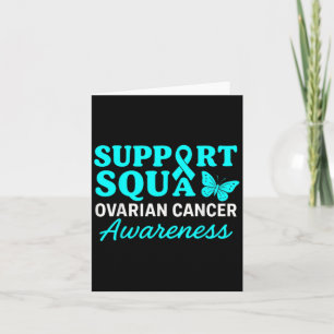 Tarjeta Concienciación sobre el cáncer de ovario Cinta Ver