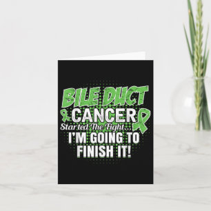 Tarjeta Concienciación sobre el cáncer de piel biliar term