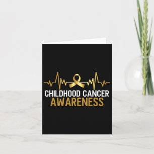 Tarjeta Concienciación sobre el cáncer infantil Septiembre