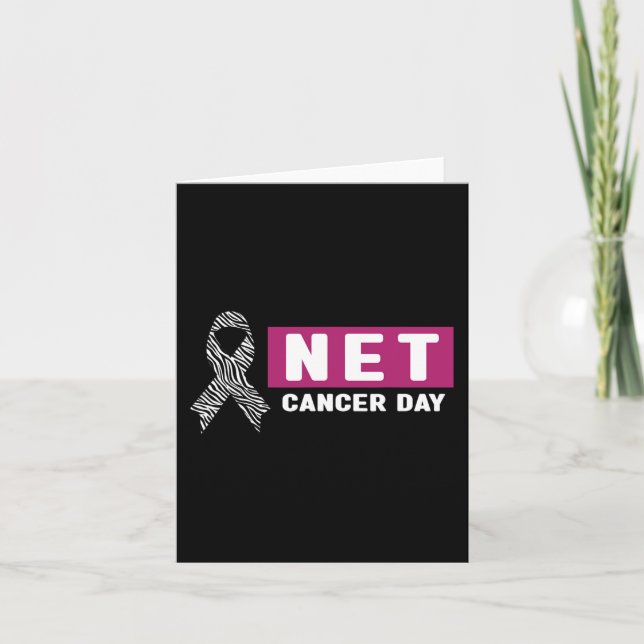 Tarjeta Concienciación sobre el cáncer neuroendocrino - Ca (Anverso)