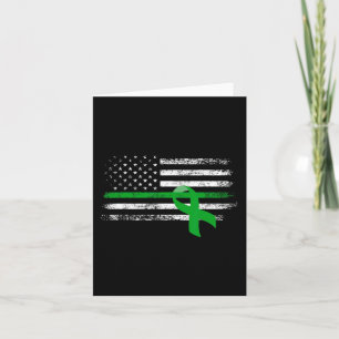 Tarjeta Concienciación sobre la enfermedad Bandera de los