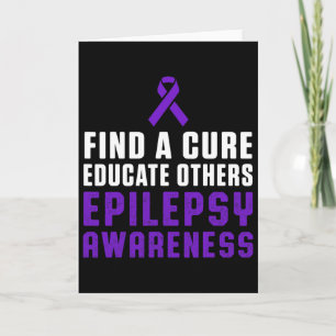 Tarjeta Concienciación sobre la epilepsia Divertido Guerre
