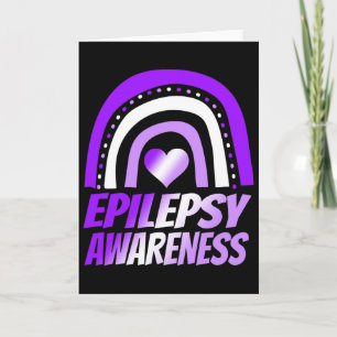Tarjeta Concienciación sobre la epilepsia Niños con epilep