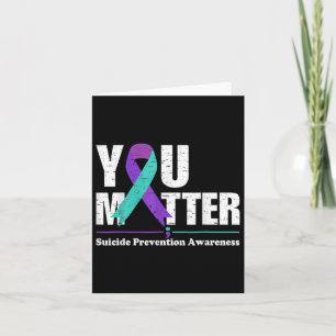 Tarjeta Concienciación sobre la prevención del suicidio de