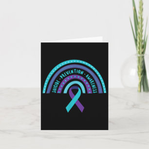 Tarjeta Concienciación sobre la prevención del suicidio en