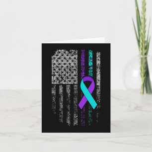 Tarjeta Concienciación sobre la prevención del suicidio en
