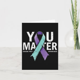 Tarjeta Concienciación sobre la prevención del suicidio Ve
