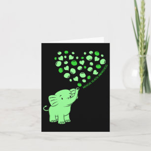 Tarjeta Concienciación sobre la salud mental Elephant Hear