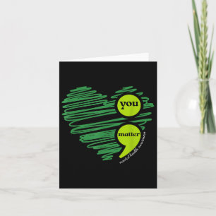 Tarjeta Concienciación sobre la salud mental Inspiradora