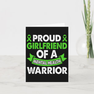 Tarjeta Concienciación sobre la salud mental Novia Guerrer