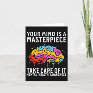 Tarjeta Concienciación sobre la salud mental regalo Salud