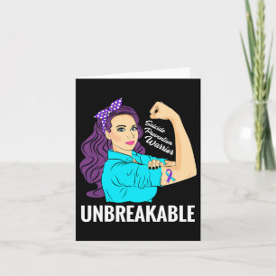 Tarjeta Concienciación sobre prevención del suicidio Guerr