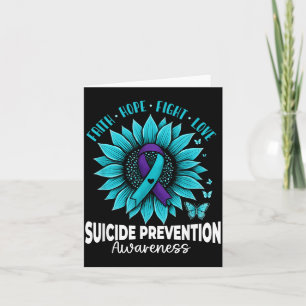 Tarjeta Concientización sobre la prevención del suicidio d