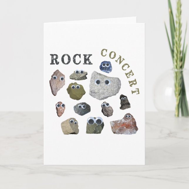 Tarjeta Concierto de rock (Anverso)