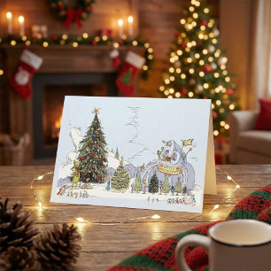 Tarjeta Concurso del Árbol de Navidad de Whoville