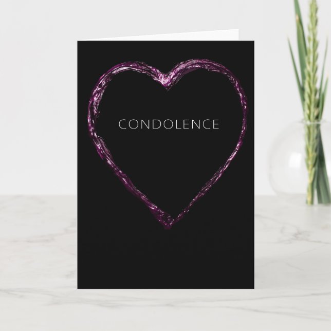 Tarjeta condolencia (Anverso)