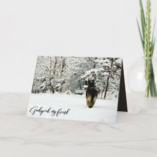 Tarjeta Condolencia de la pérdida del mascota del pastor