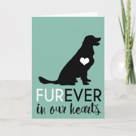 Tarjeta Condolencia de perro mascota | Más En Nuestro Cora