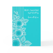 Condolencia del negocio del grupo o personal