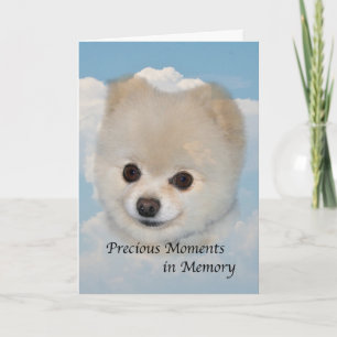 Tarjeta Condolencia en la muerte del perro casero